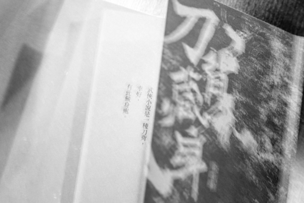 十一月選書|
藏身刀背的孤獨,不合時宜的武俠