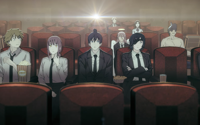 「人死後會去哪裡？」「電影院。」──《鏈鋸人》片頭曲裡的 15 顆電影彩蛋，你發現了嗎？