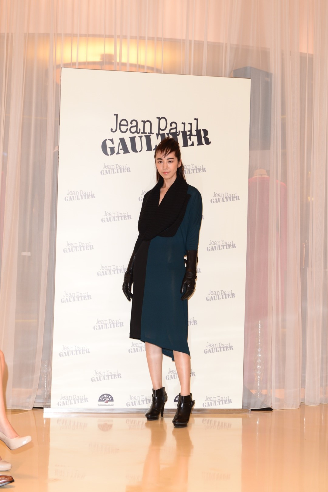 メーカー販売 2013AW Jean Paul GAULTIER ダンス柄シースルーシャツ